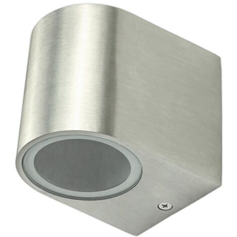 Aplique de jardín exterior Boston 1xGU10 IP44 acero inoxidable Goldlux