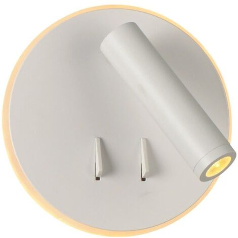 Aplique de lectura LED EMMY Hotel Blanco 12W  Temperatura de color: Blanco cálido 2700K