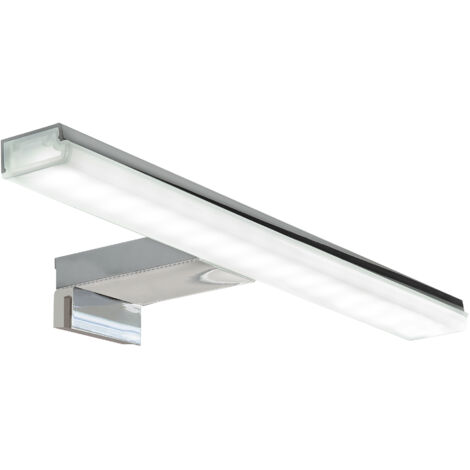 Aplique de luz LED rectangular para baño, 30,8cm, acabado cromo - MANILLONS TORRENT