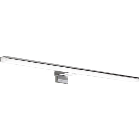 Aplique de luz LED rectangular para baño, 45,8cm, acabado cromo - MANILLONS TORRENT