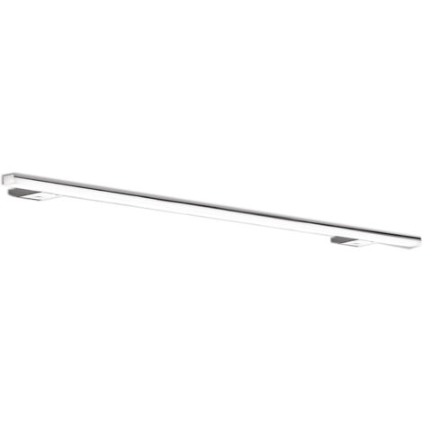 Aplique de luz LED rectangular para baño, 80,8cm, acabado cromo - MANILLONS TORRENT