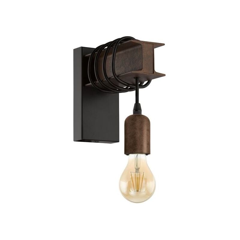 

Aplique Eglo de metal marrón vintage 220-240 V IP20 | Metallo