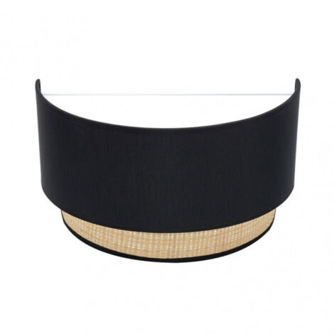 Aplique de pantalla en negro modelo Kandy FABRILAMP