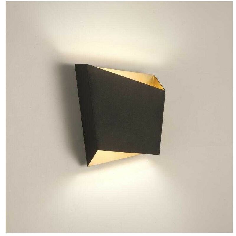 

Aplique negro-oro 1 luz ASIMETRIC de - Mantra