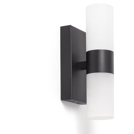 Aplique de Pared Baño LED 6W Aluminio y PC Avery Negro