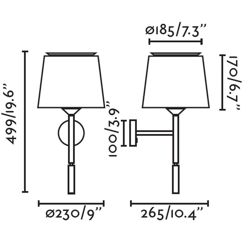 

Faro Barcelona - Aplique de pared con lector LED Savoy (3W) | Blanco