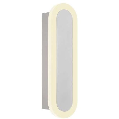 Aplique de pared con led integrado modelo Sultán acabado blanco, 20cm(alto) 6cm(ancho) 6cm(fondo