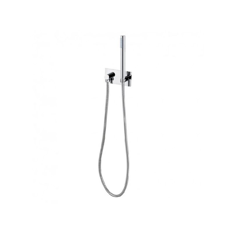 

Aplique de pared con soporte de ducha CZT050B - incluye ducha de mano y manguera