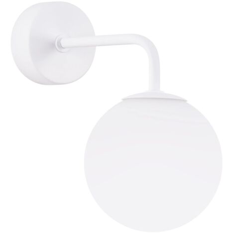 Aplique de pared Cumo blanco, 1 luz