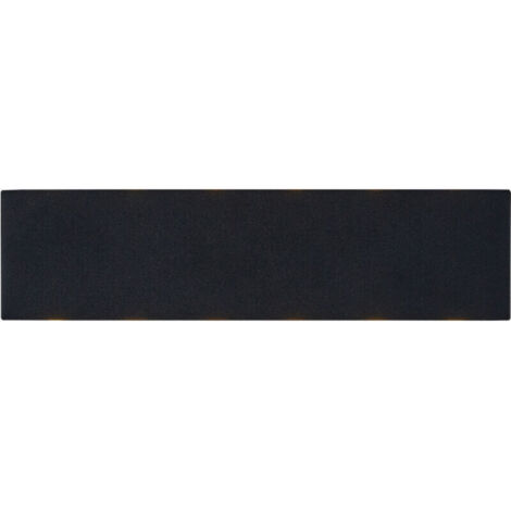 Aplique de pared de aluminio de 10 W, iluminación bidireccional (arriba/abajo), resistente al agua IP65, para interiores y exteriores, luz blanca cálida.