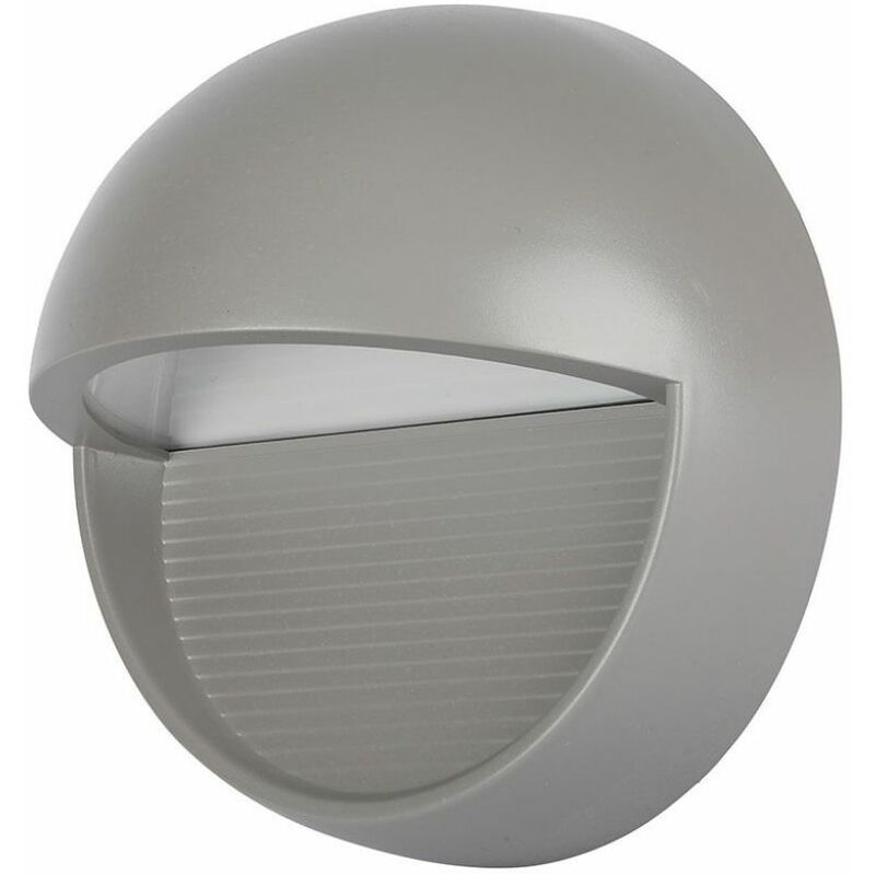 V-tac - Downlight led Redondo Montaje Superficie 3W Color Gris 3000K IP65