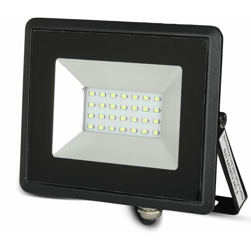 Foco LED SMD V-TAC Serie E de 20 W, verde, IP65, negro