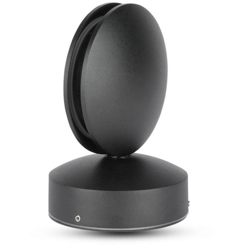 Lámpara led V-tac 7W 110LM/W Haz 360° Negro Blanco Cálido IP65