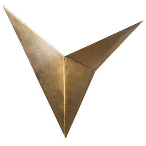 OZAIA Aplique de pared de metal bronce H34 cm - BIRD