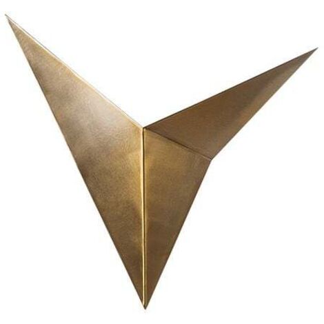 Aplique de pared de metal bronce H34 cm - BIRD