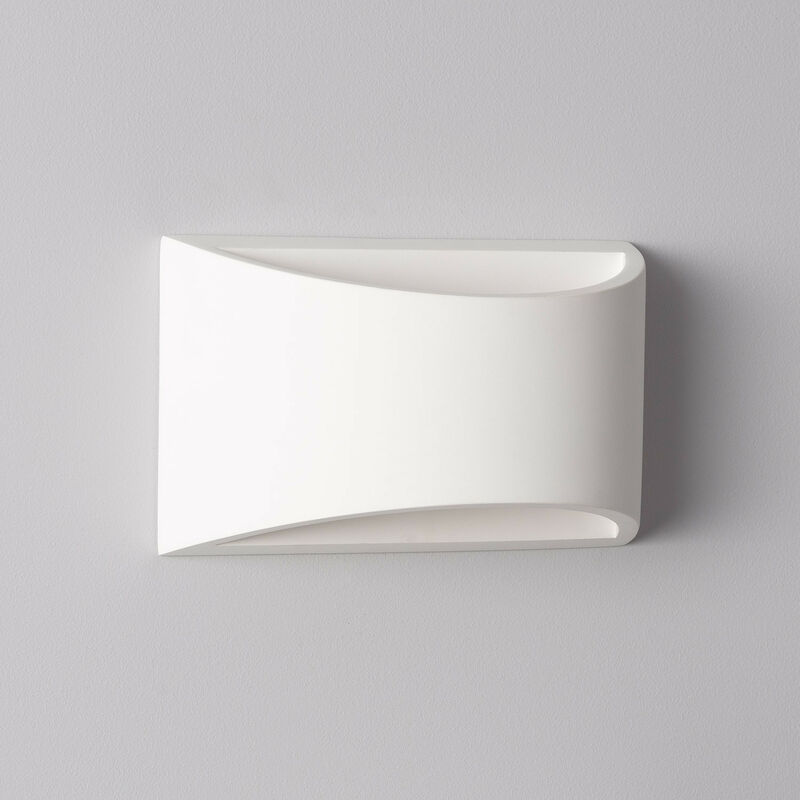 Efectoled - Aplique de Pared de Yeso Fosty Blanco -