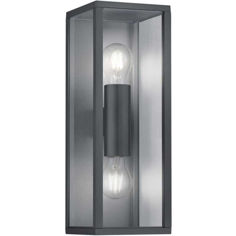 

Aplique de pared doble Garonne antracita 2xE27 IP44 ( 201860242) - Trio Lighting