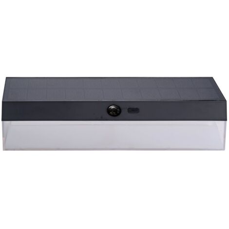Aplique de Pared EDM 31833 Negro Policarbonato ABS 4 W 500 lm Solar (3000 K) (5000 K) (4000 K)