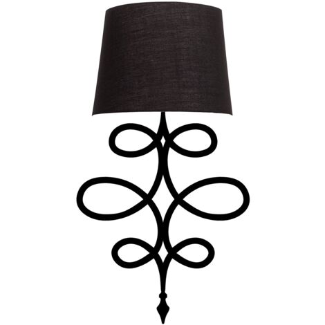 Aplique de pared, Estructura de metal 15x28x62 cm