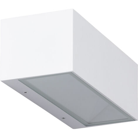 Aplique de Pared Exterior LED 18W de Aluminio Iluminación Doble Cara CCT Seleccionable Gropius Blanco