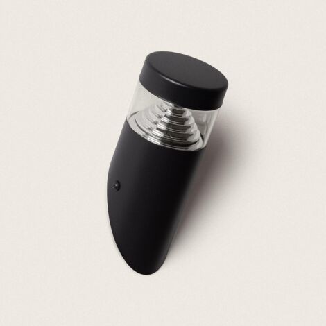 Aplique de Pared Exterior LED 5W de Acero Inoxidable Inti Black 3000K Blanco Cálido