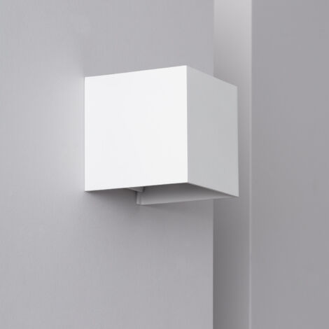 Aplique de Pared Exterior LED 6W Aluminio Iluminación Doble Cara Eros 4000K Blanco Blanco Neutro