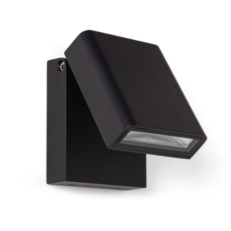 Aplique de Pared Exterior LED 6W Aluminio Mully Negro