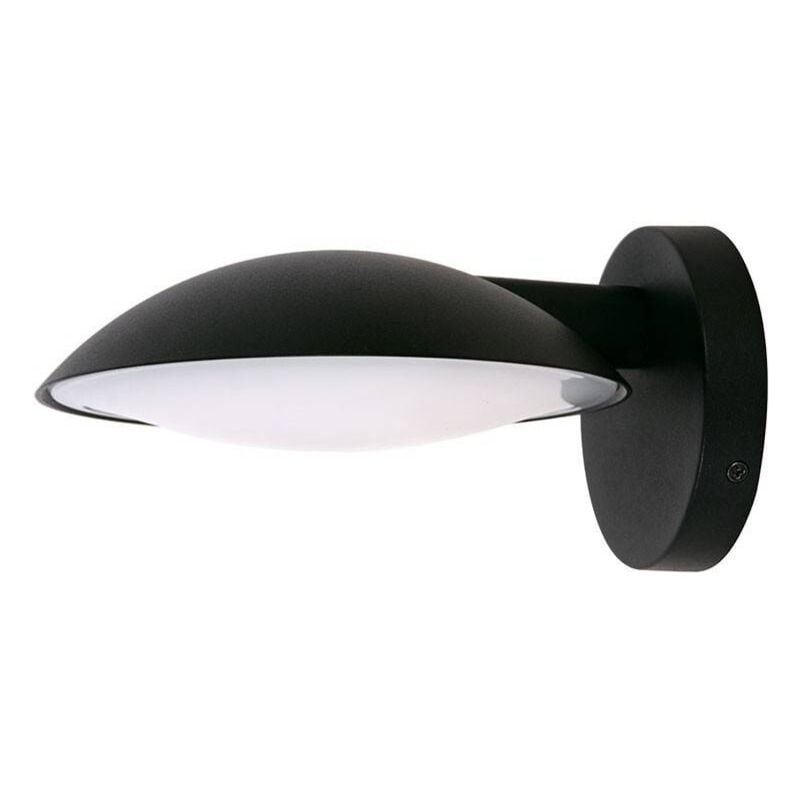 

Barcelona Led - Aplique de pared exterior LED 8W 'Curve' IP65 | Negro