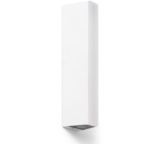 Aplique de Pared Exterior LED Aluminio Doble Cara Hisar M Blanco