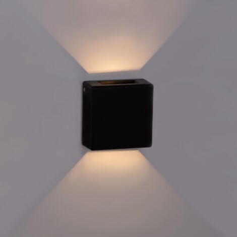 BARCELONA LED Aplique De Pared Exterior LED Cuadrado "Square 2" - 3W - IP54 -