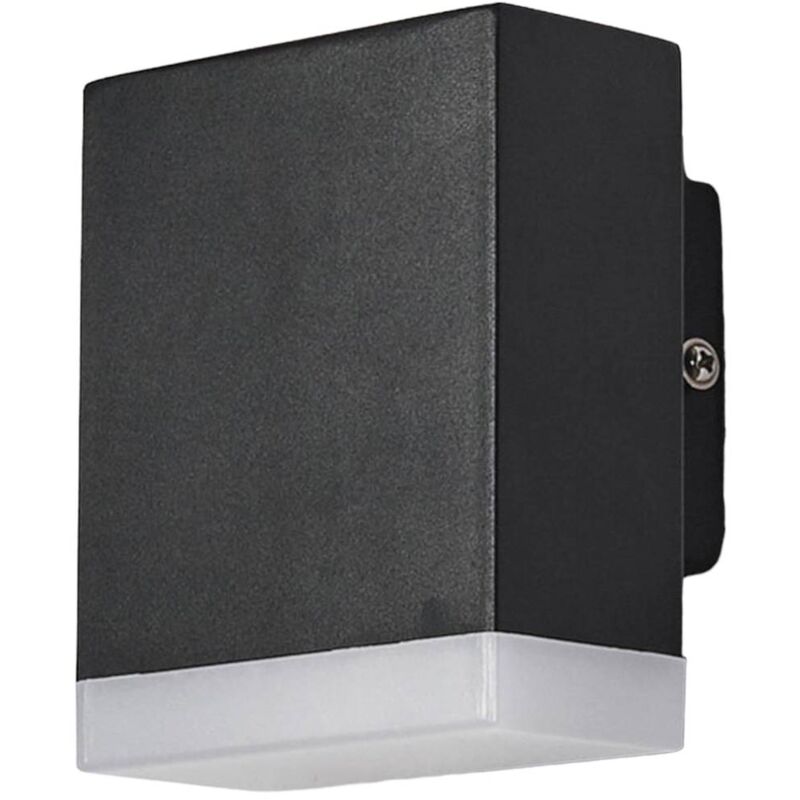 

Lindby - Aplique de pared exterior LED moderno Aya negro