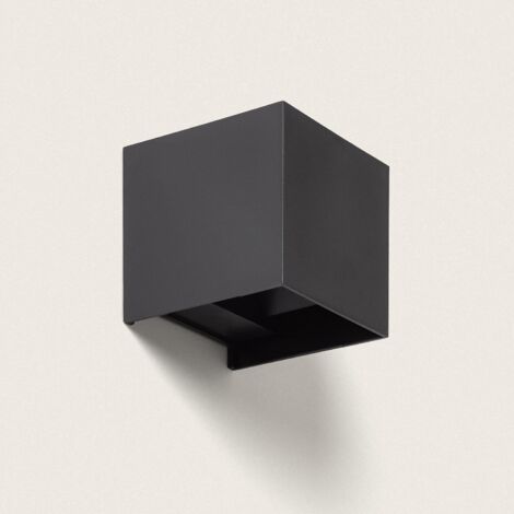 Aplique de Pared Exterior LED Regulable 6W PC Iluminación Doble Cara Eros  Gris
