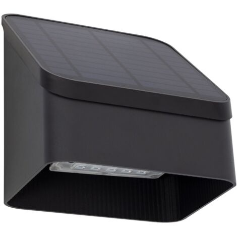 Aplique de Pared Exterior Solar LED de Aluminio con Detector de Movimiento Radar Namib 4000K Blanco Neutro