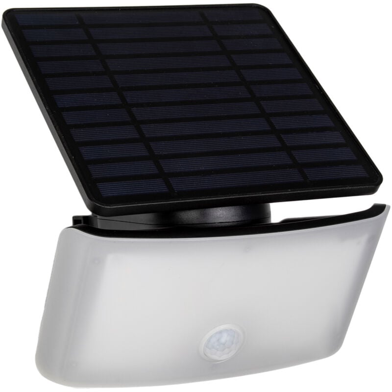 Aplique de pared exterior solar Rale con sensor de presencia y crepuscular 7W