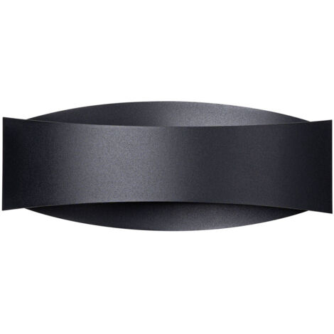 Aplique de pared geométrico minimalista negro TONI 1xG9 8W SL.1189 Sollux Lighting