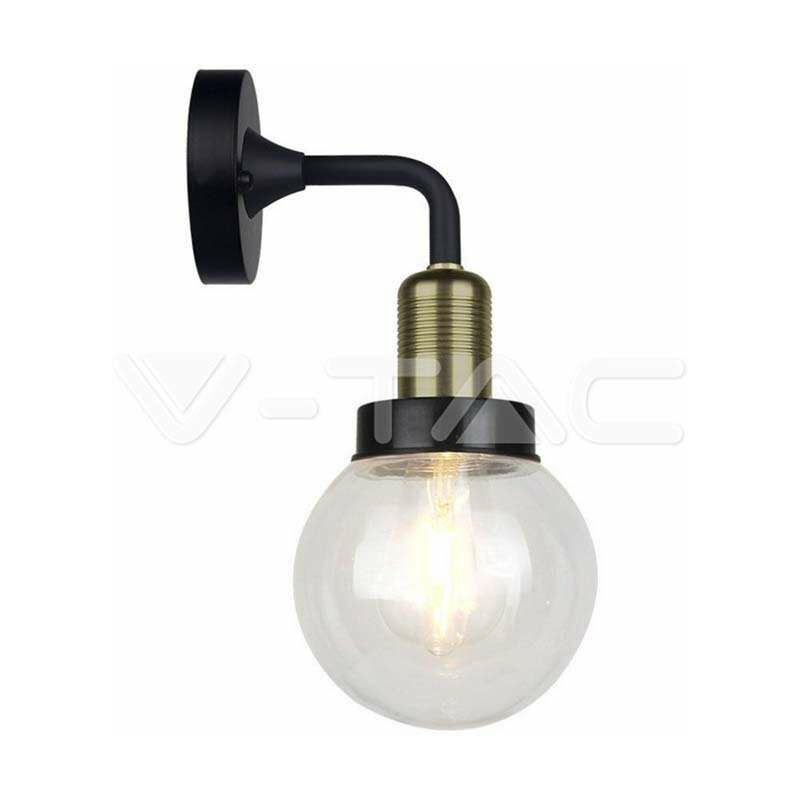 

Aplique de pared globo para exterior Serie Vintage E27 IP65 Negro