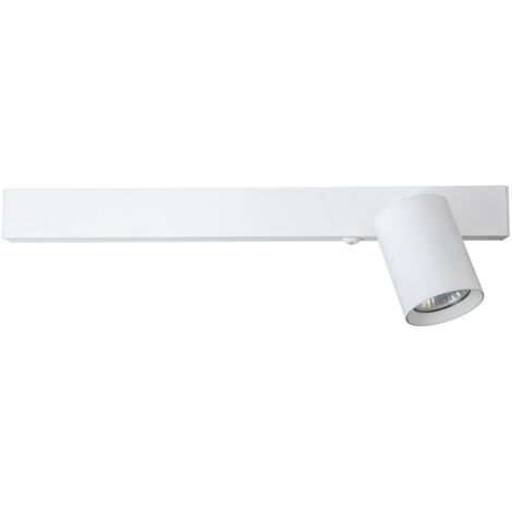 Aplique de pared Imán 9W+1xGU10 3000/4000K Blanco Derecha