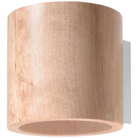 Aplique de pared Inba, madera natural