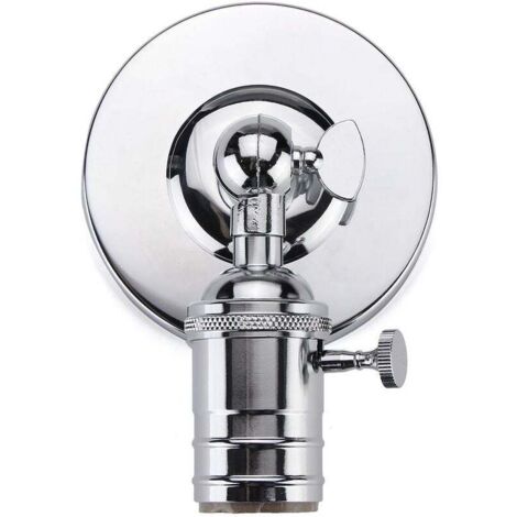 Aplique de pared industrial vintage E27 Edison estilo retro (bombilla no incluida) Sasicare, para uso interior y exterior.