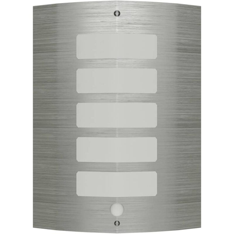 

Aplique de pared inoxidable con sensor de movimiento