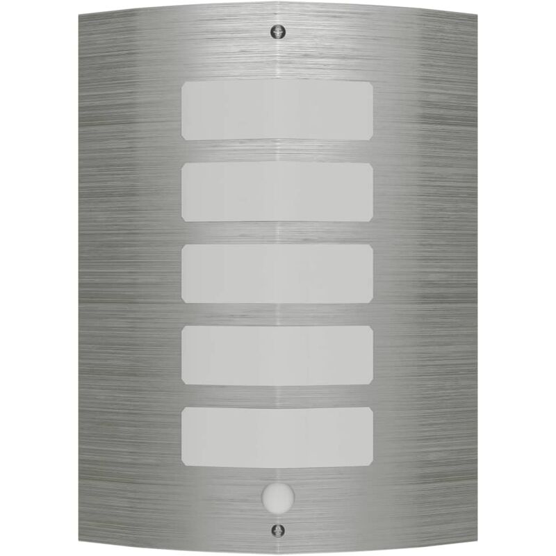 

Aplique de pared inoxidable con sensor de movimiento