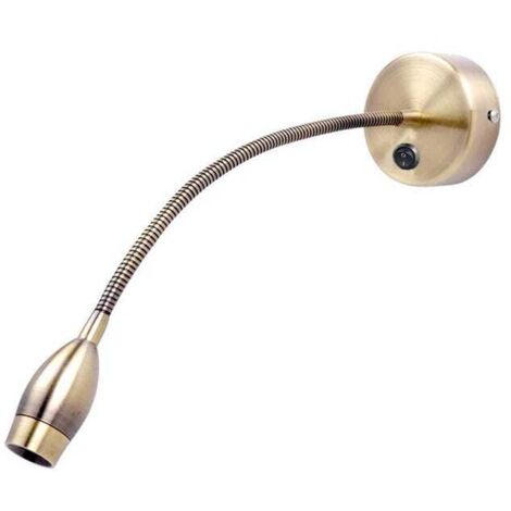 Aplique de pared interior, lámpara de lectura LED con función de regulación de intensidad, apta para autocaravanas, furgonetas, remolques y camiones.