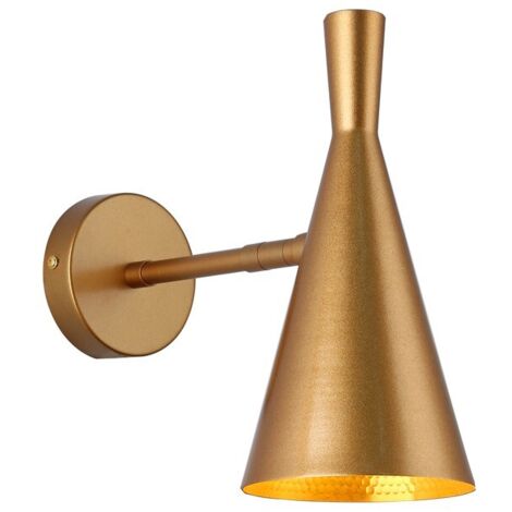 Aplique De Pared Interior Orientable Estilo Nórdico - Dorado