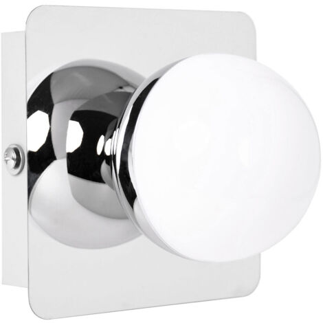Aplique de pared IP44 de la serie SIRLA cromo INTERLUSA