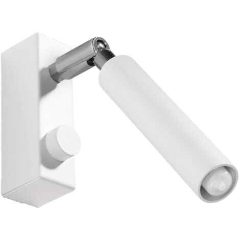 Aplique de pared Koin blanco, 1 luz