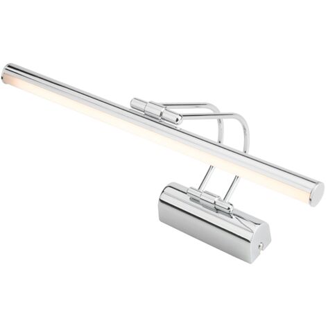Aplique de pared lámpara de comedor Hartlepool metal 32 LED cromo 030007338