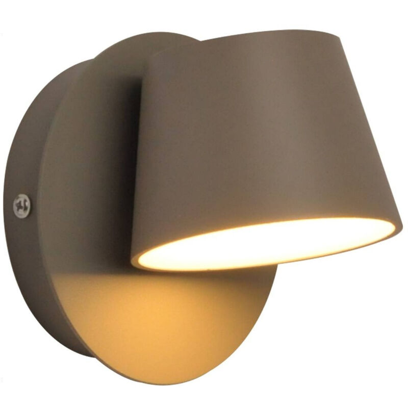 

Aplique de pared LED 'KOP' orientable 6W | Gris