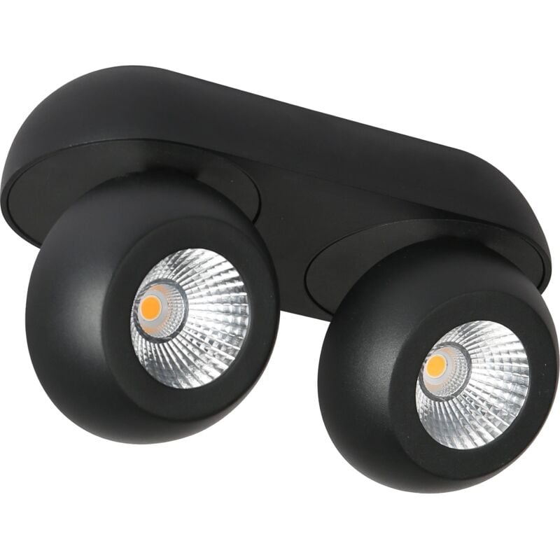 

Aplique de pared LED 'LOOK- 2' ​​18W CRI 90 | Negro