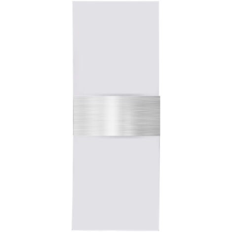 Aplique de pared LED moderno de 6W para iluminación interior (hacia arriba y hacia abajo), ideal para el dormitorio, la sala de estar, el pasillo o la mesita de noche.