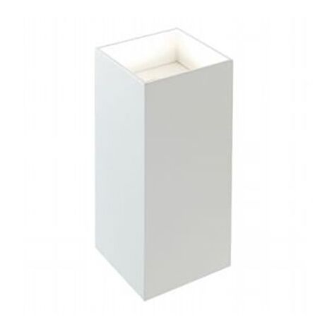 Aplique de pared linea torre 6W + 6W Led 3000K blanco